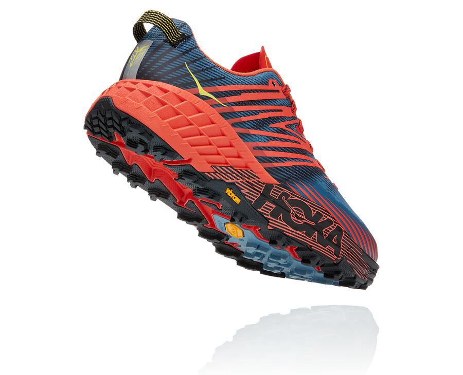 Hoka One One Trainers Mens Red - Speedgoat 4 - 15639UJMV